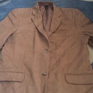 Men’s access sport blazer large micro suede